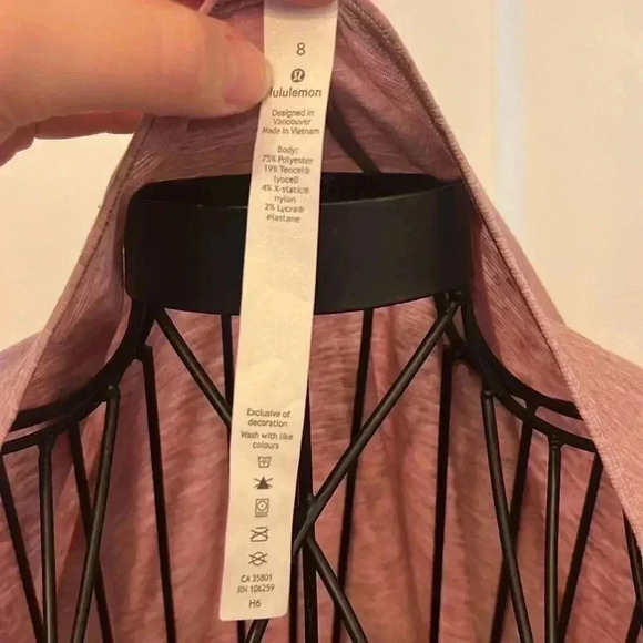 Lululemon Cruise The Circuits Short Sleeve Shirt-Sz 8 - Picture 5 of 5